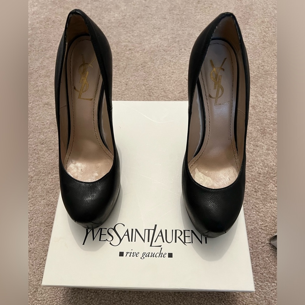 YSL TRIB TOO 105 Vernigolf Pump - Black